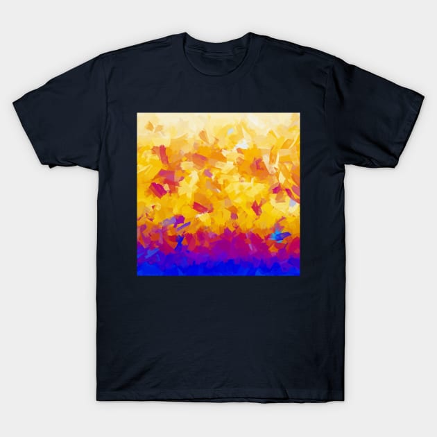 Fire Blast Abstract Painting T-Shirt by nelloryn